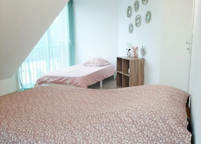 Apartament Proche Aeroport A Pied O Fleuri Tillé